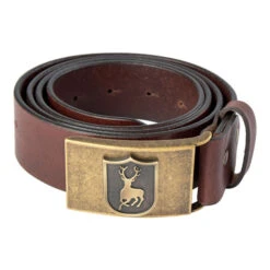 DEERHUNTER - CEINTURE Cuir 8112 Cognac Brown